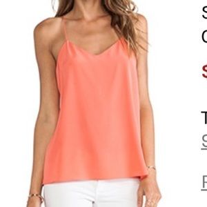Tibi Coral Tank